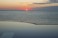 Oceanfront Sunrise from Infinity Pool